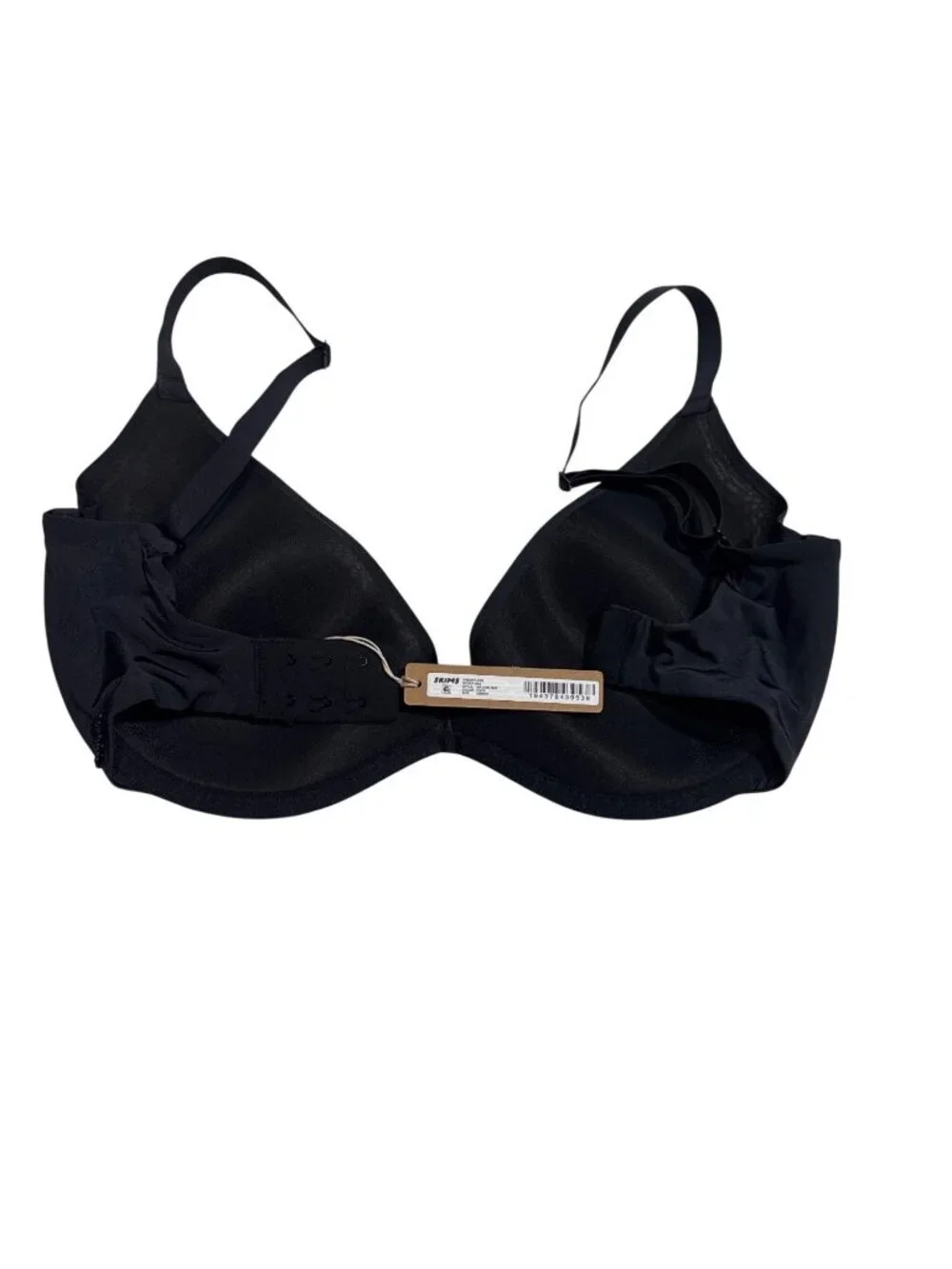 NWT Skims 32DDDD Weightless Scoop Bra Onyx Black $58 MSRP - Picture 4 of 4